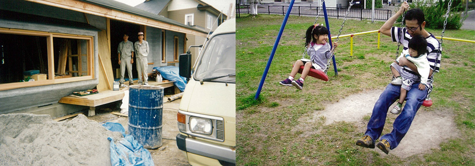 写真:代表の大工時代